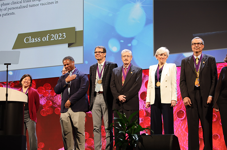 Winn inducted as AACR fellow at annual meeting